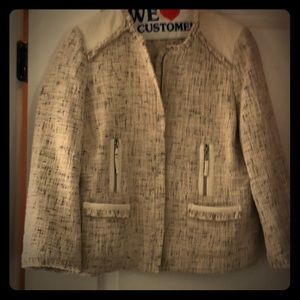 Textured short jacket